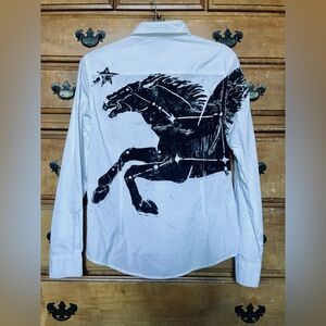 Artwear Pegasus print on Tomorrowland shirt
